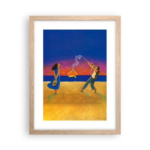 Poster in light oak frame - More than a Star from the Sky - 30x40 cm