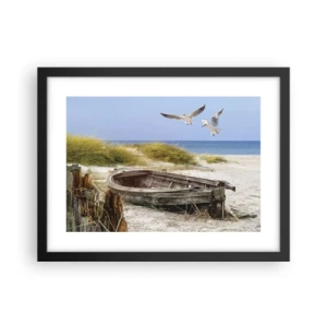 Poster in black frame - Bathed in the Sun - 40x30 cm