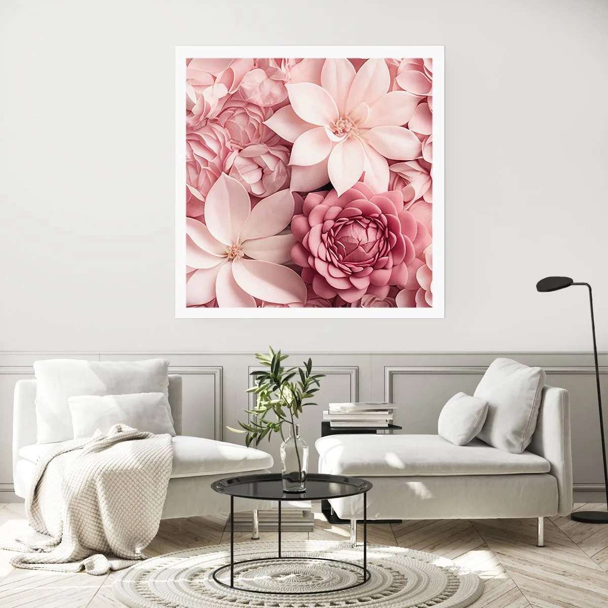 Poster - In Pink Petals - 30x30 cm