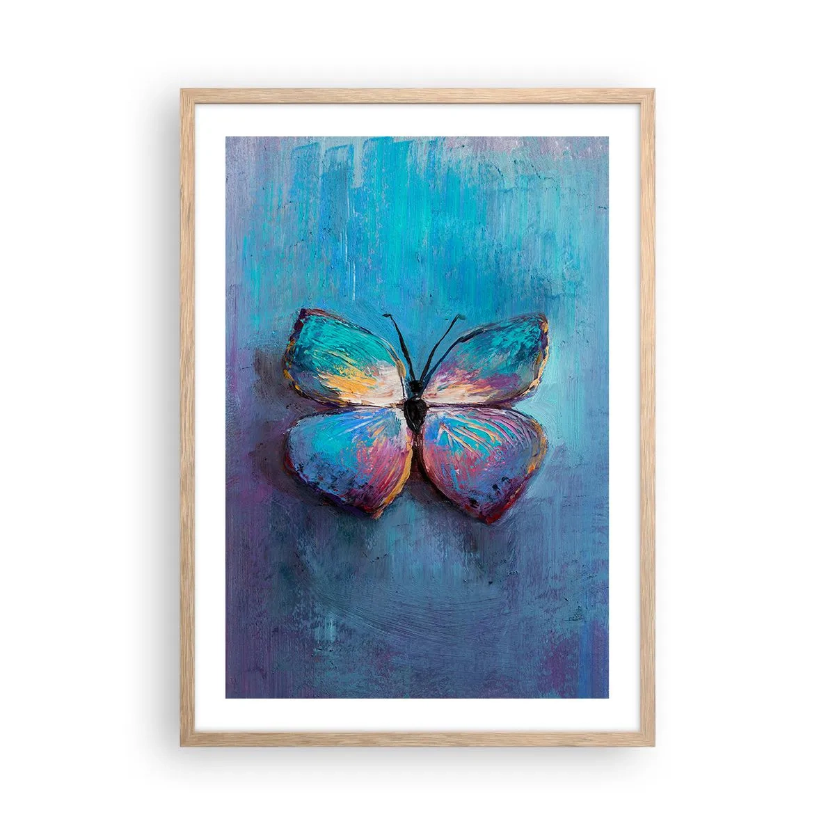 Poster in light oak frame - In Full Splendour - 50x70 cm