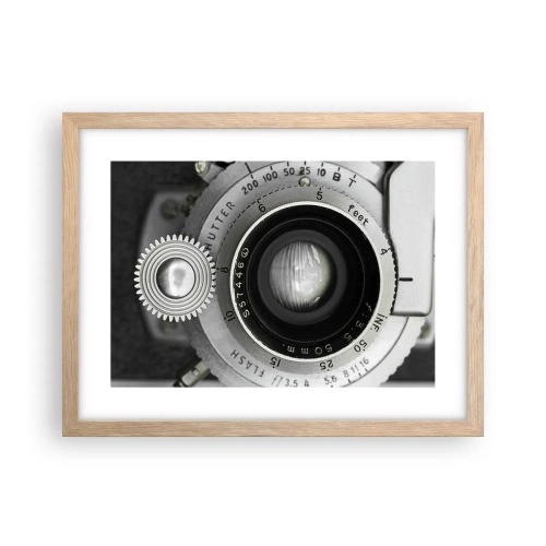 Poster in light oak frame - Tale about Hollywood - 40x30 cm