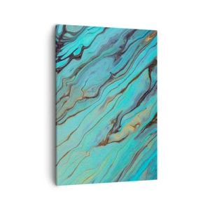 Canvas picture - Turquoise Tide - 50x70 cm