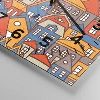 Clock face with numbers