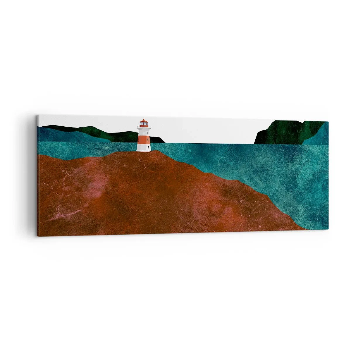 Canvas picture - Gazing at the Sea - 140x50 cm