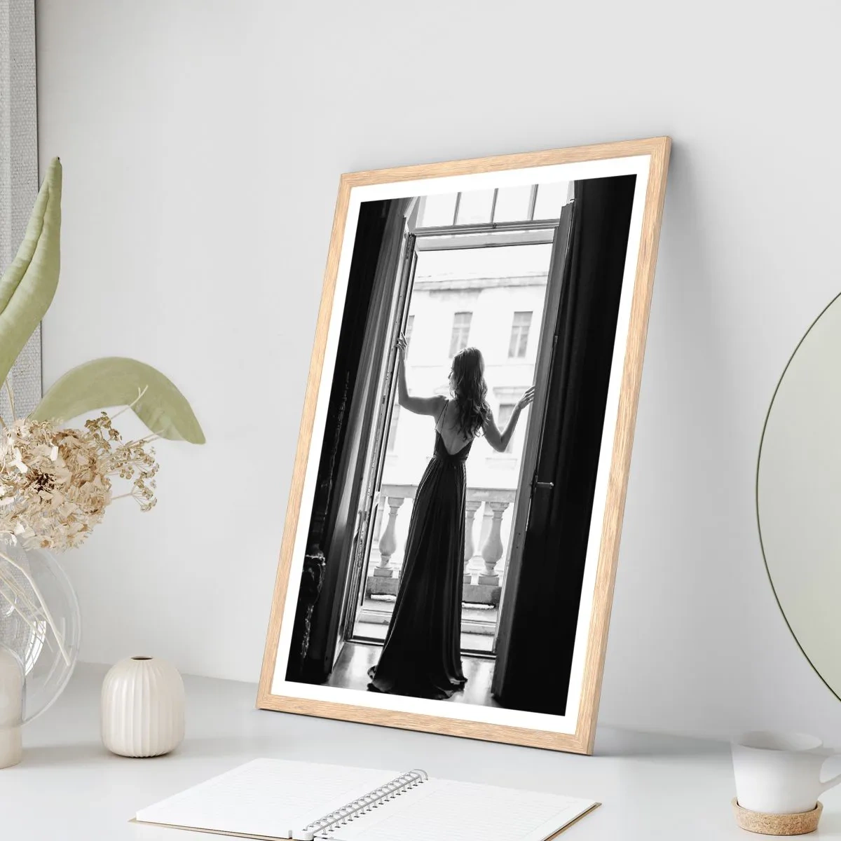 Poster in light oak frame - In Great Style - 61x91 cm