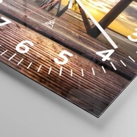 Clock face with numbers