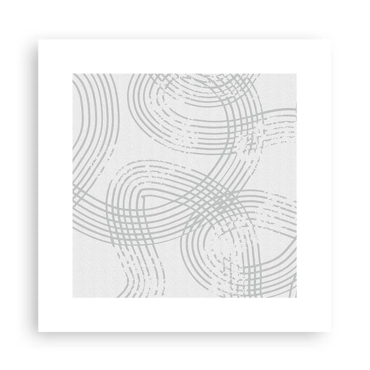 Poster - No Straight Line - 30x30 cm