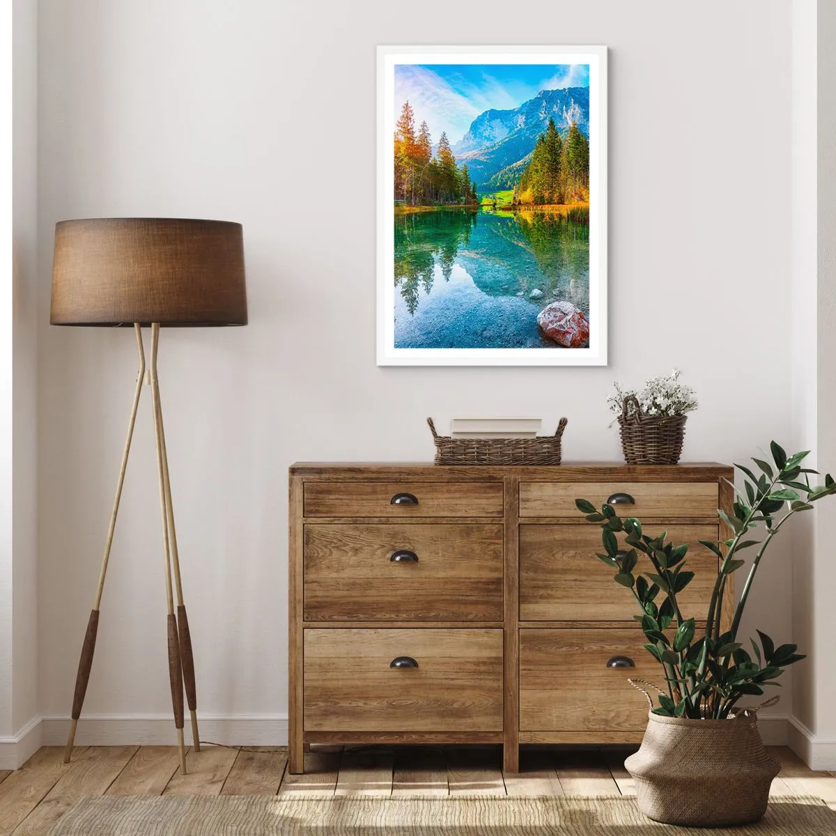 Poster in white frmae - Mellow Autumn - 30x40 cm