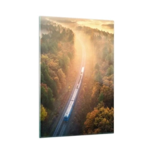 Glass picture - Autumn Trip - 80x120 cm