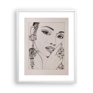 Poster in white frmae - Most Beautiful Gem - 40x50 cm