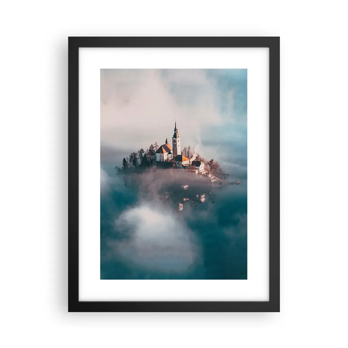 Poster in black frame - Island of Dreams - 30x40 cm