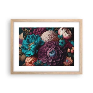 Poster in light oak frame - Rich Nature - 40x30 cm