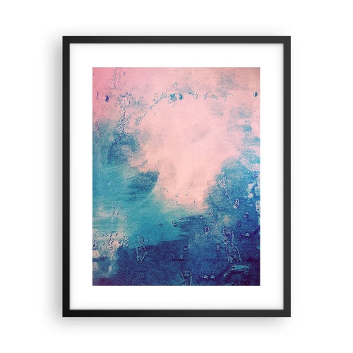 Poster in black frame - Blue Hug - 40x50 cm