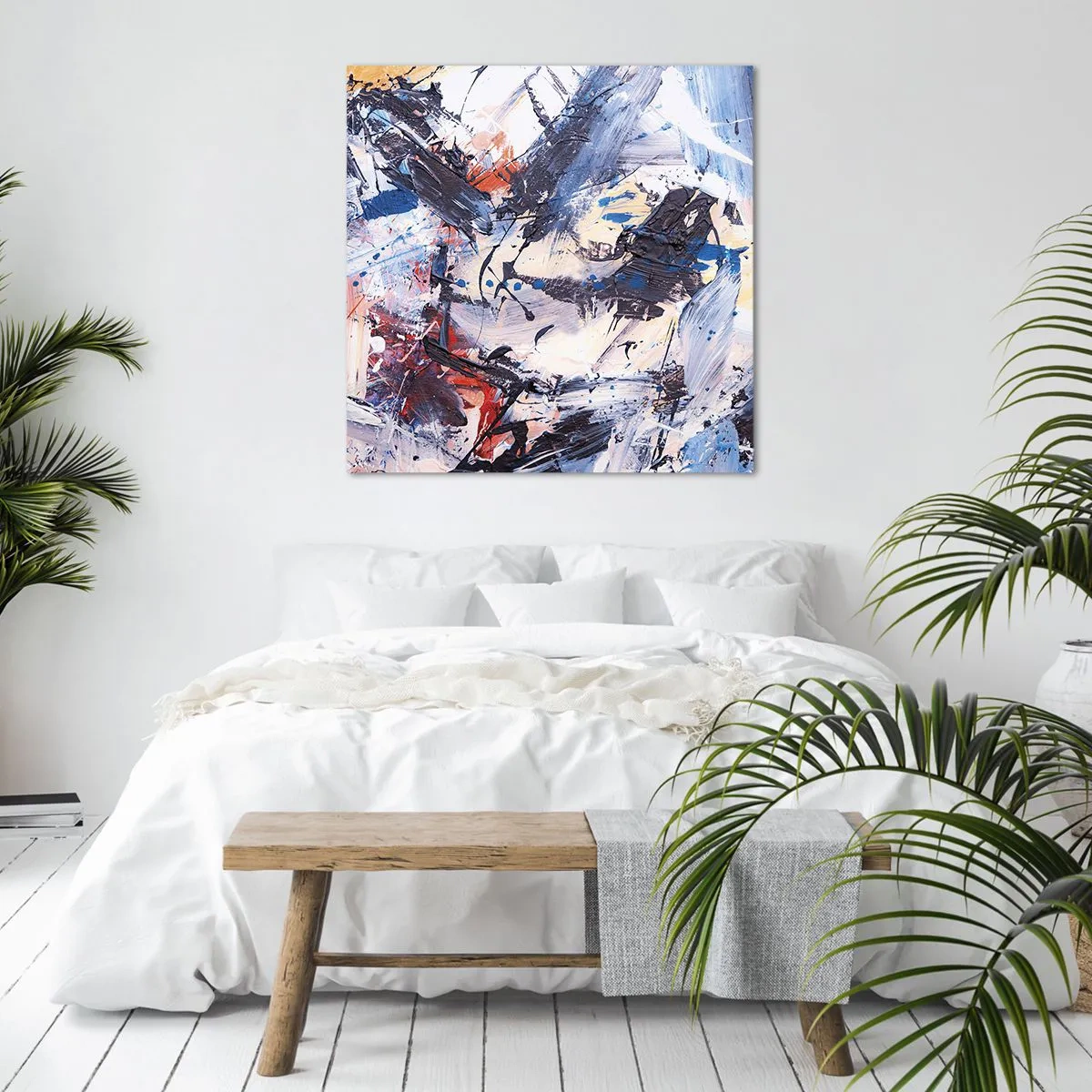 Canvas picture - Crazy Dance of Abstraction - 50x50 cm