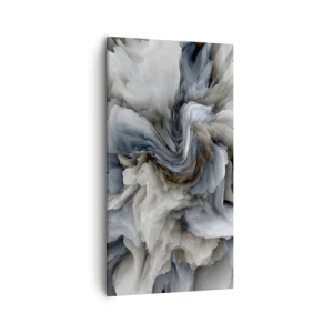 Canvas picture - Stone and Flower - 55x100 cm