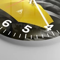 Clock face with numbers