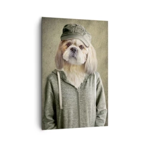 Canvas picture - I Prefer Casual Style - 80x120 cm