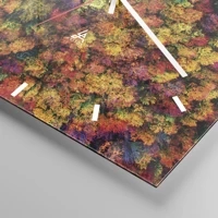 Clock face with lines