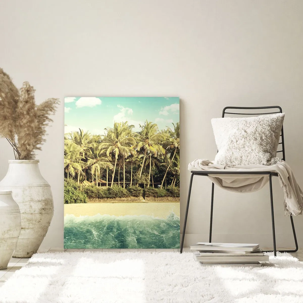 Glass picture - How about Here? - 50x70 cm