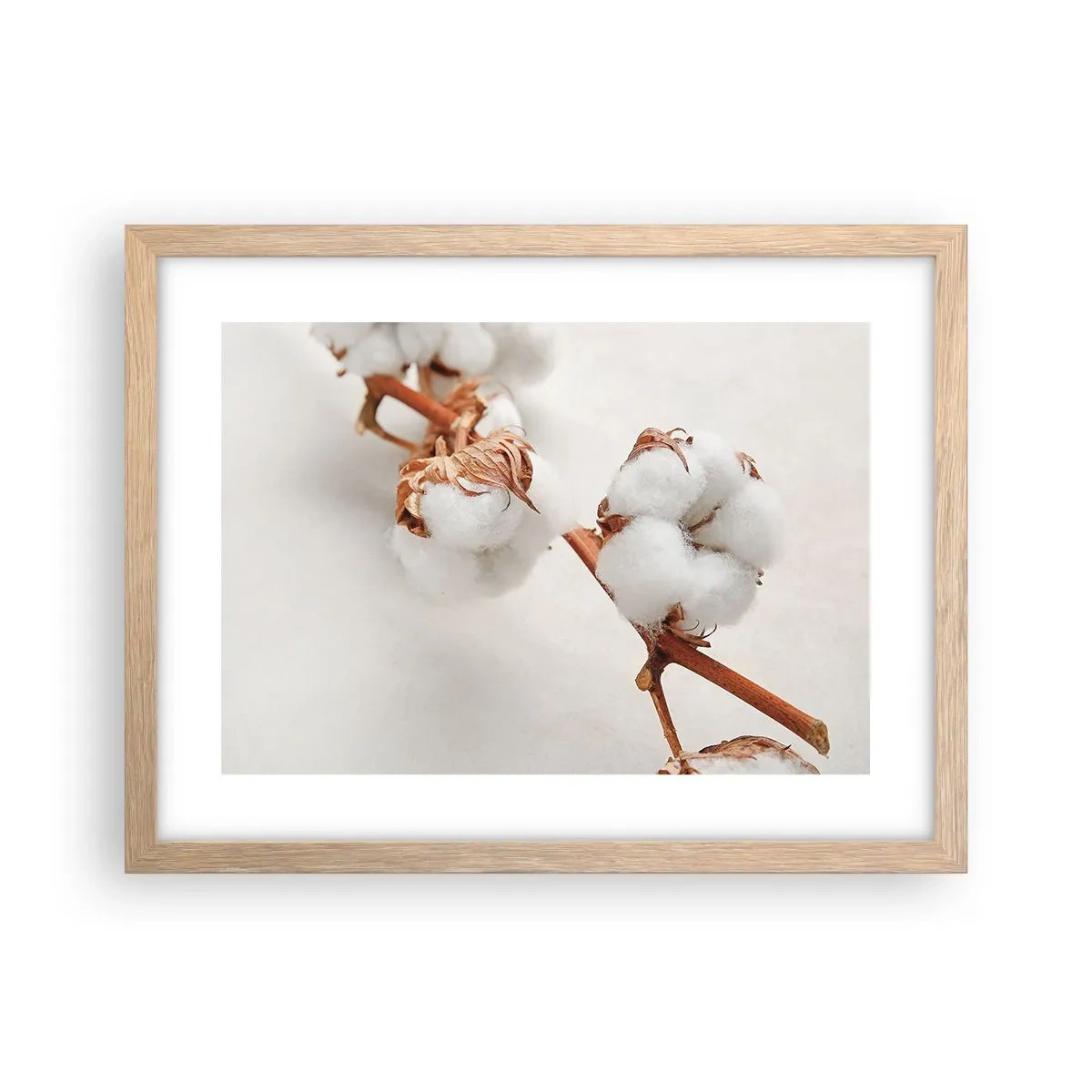 Poster in light oak frame - Just Cuddle It - 40x30 cm