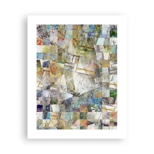 Poster - Geometric Reshuffling - 40x50 cm