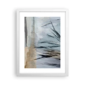 Poster in white frmae - Winter Fields - 30x40 cm