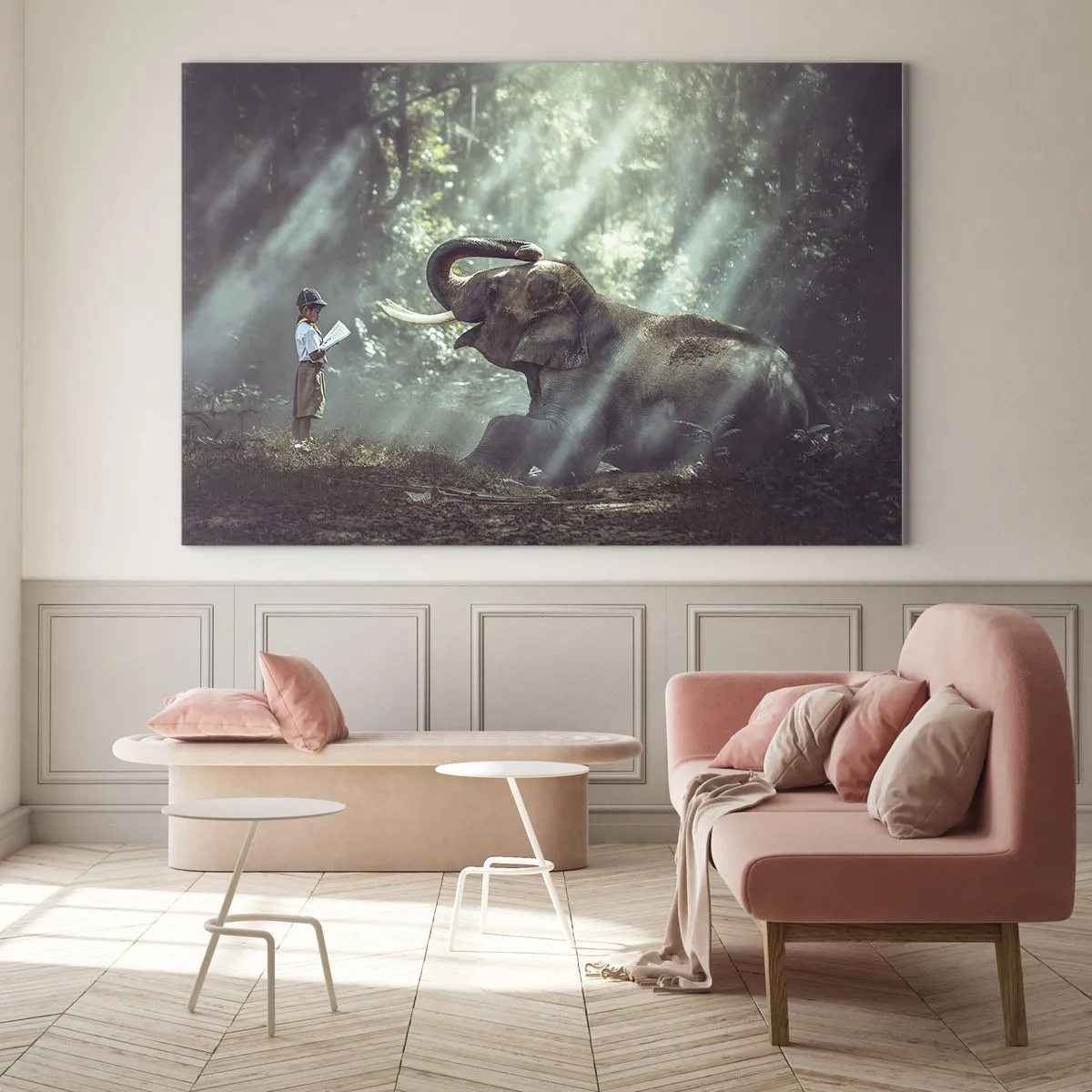 Glass picture - Listen to This… - 120x80 cm