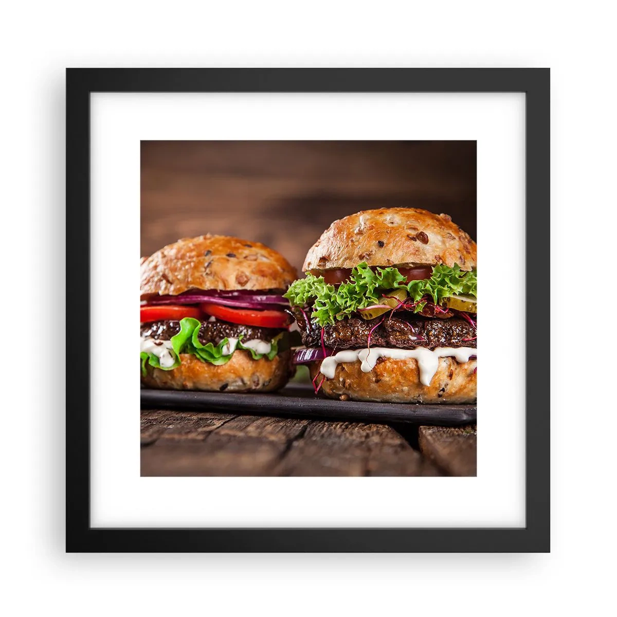 Poster in black frame - American Dream - 30x30 cm