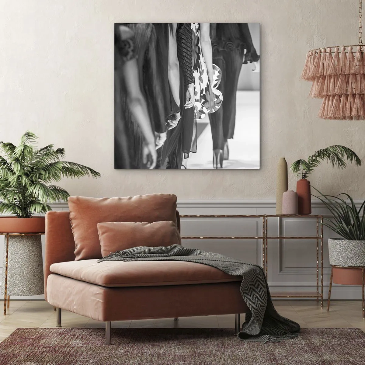 Canvas picture - Stylish Parade - 40x40 cm