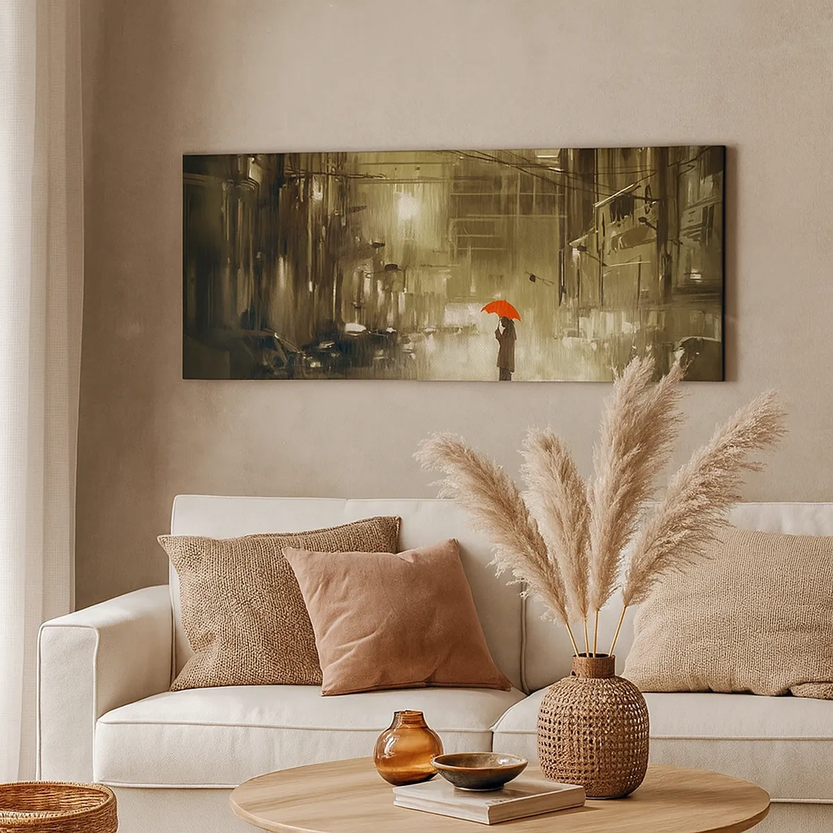 Canvas picture - Alone But Not Lonely - 30x30 cm