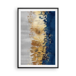 Poster in black frame - Modern Composition and Twinkle - 61x91 cm