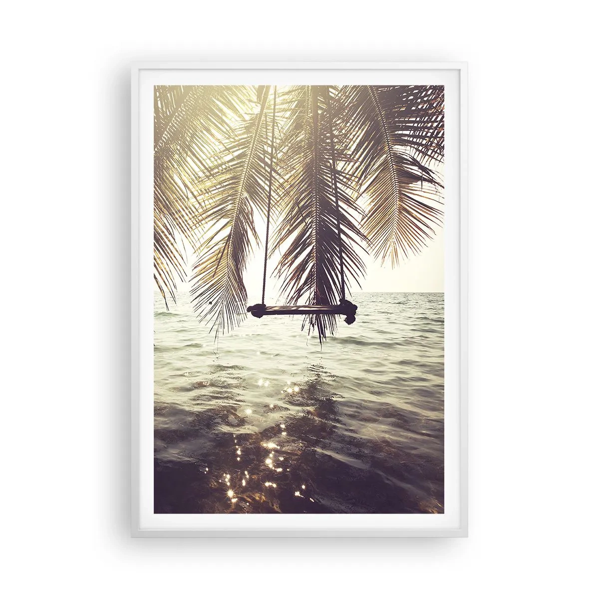 Poster in white frmae - You Can Dream as Much as You Wish - 70x100 cm