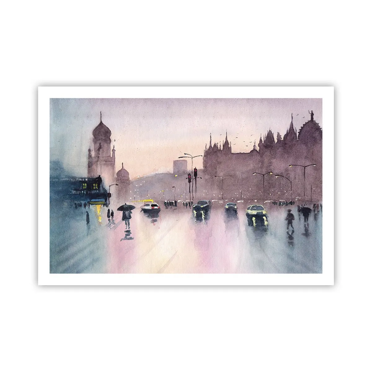 Poster - In a Rainy Fog - 91x61 cm