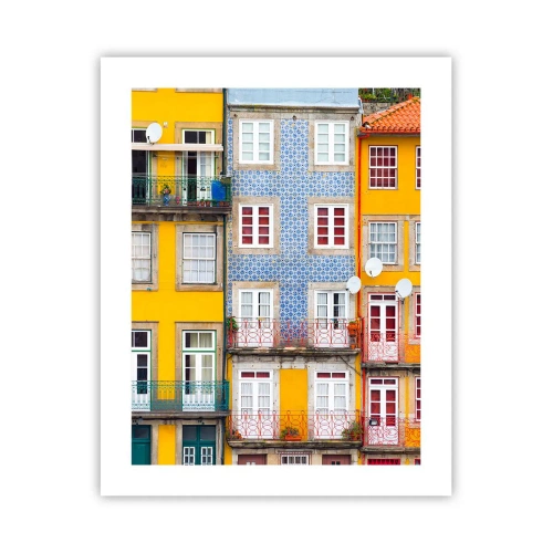 Poster - Colours of Old Town - 40x50 cm