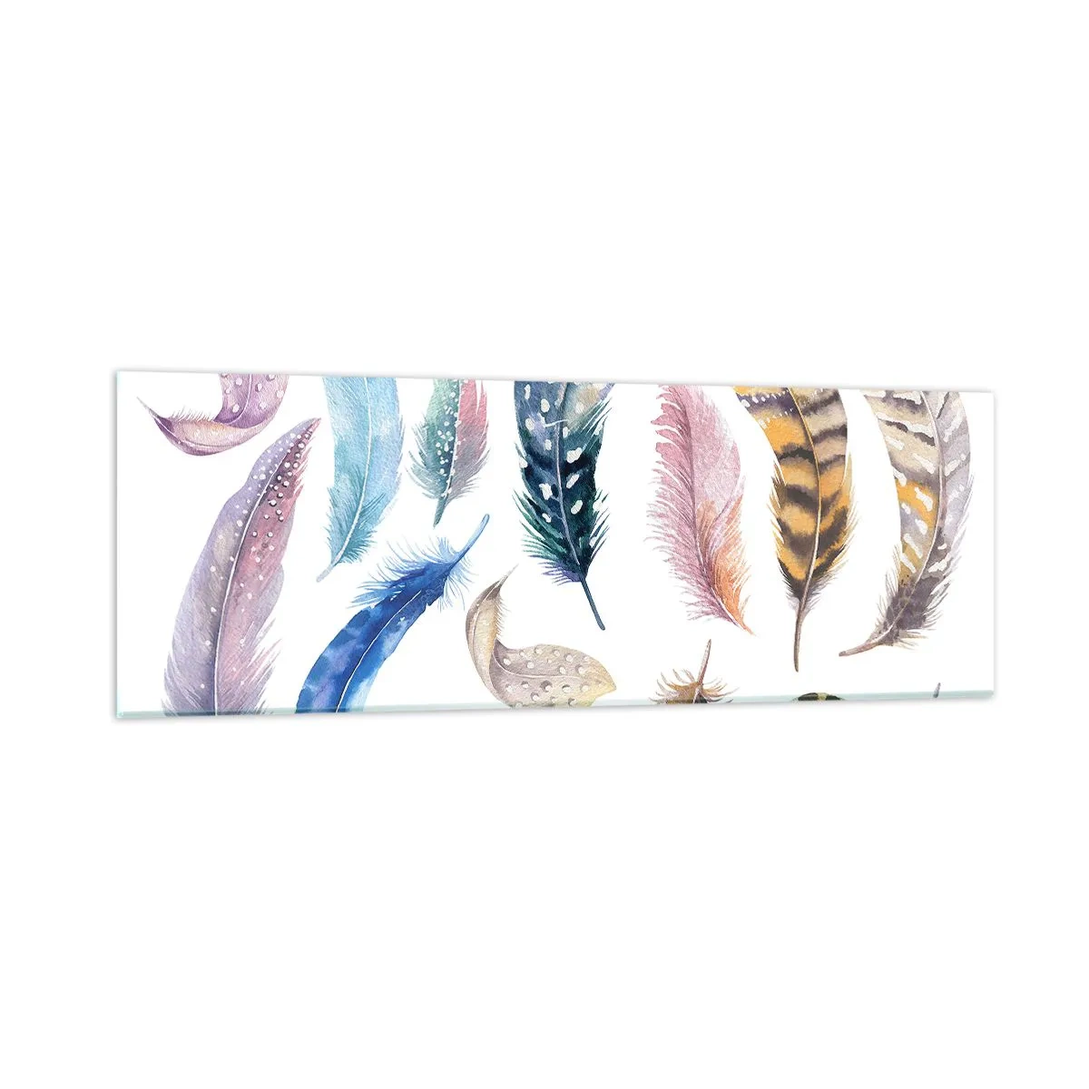 Glass picture - Light As a Feather - 90x30 cm