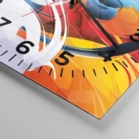 Clock face with numbers
