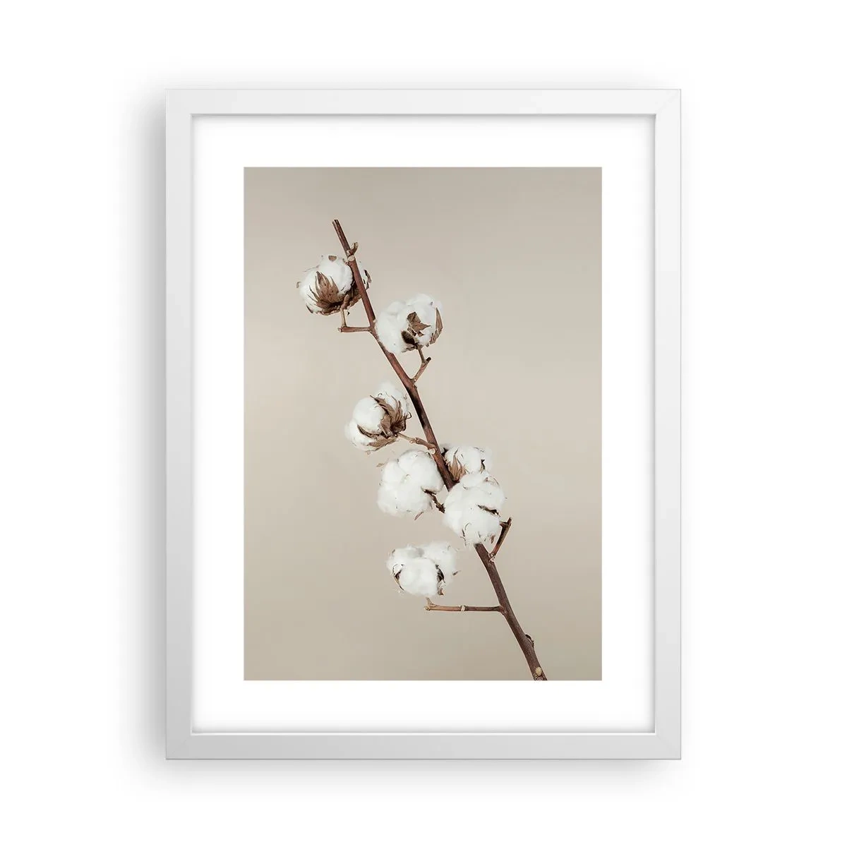 Poster in white frmae - At the Heart of Softness - 30x40 cm