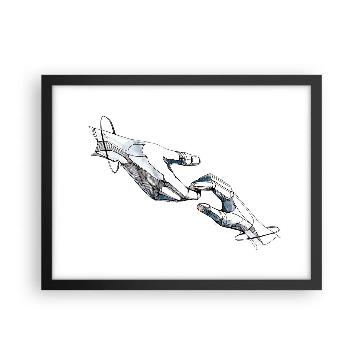 Poster in black frame - Good Gesture - 40x30 cm