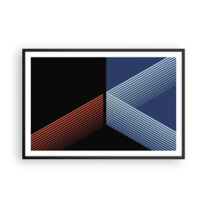 Poster in black frame - Simple Story - 91x61 cm