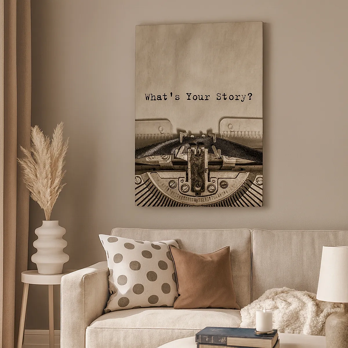 Canvas picture - Tell Me  - 50x70 cm