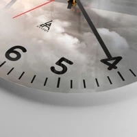 Clock face with numbers