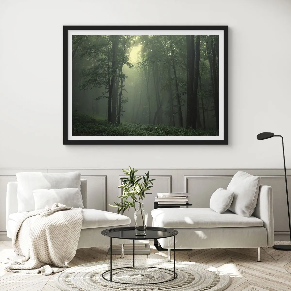 Poster in black frame - Before It Wakes Up - 100x70 cm