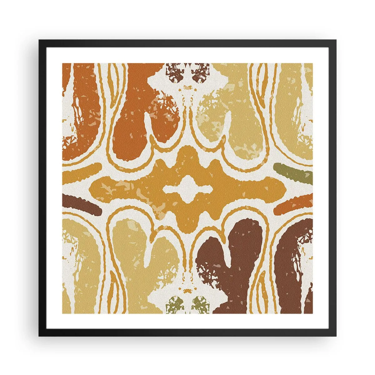 Poster in black frame - Sentimental Abstract - 60x60 cm