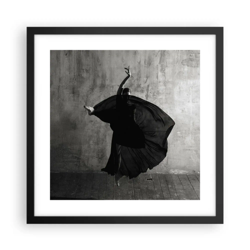 Poster in black frame - Full of Passion - 40x40 cm