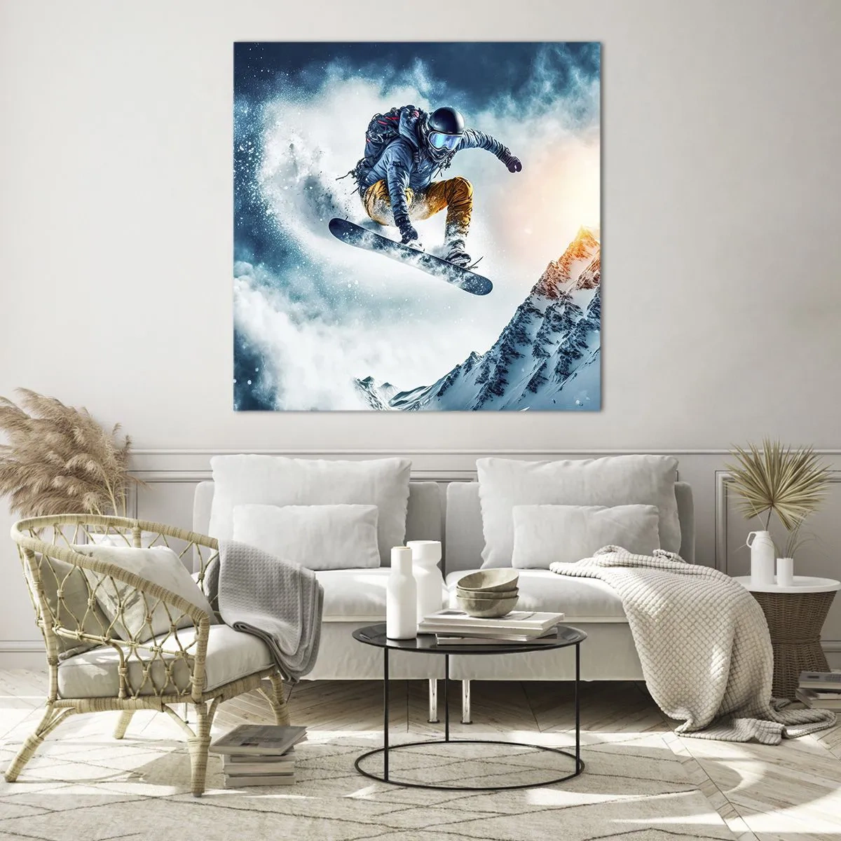 Glass picture - Extreme Emotions - 30x30 cm
