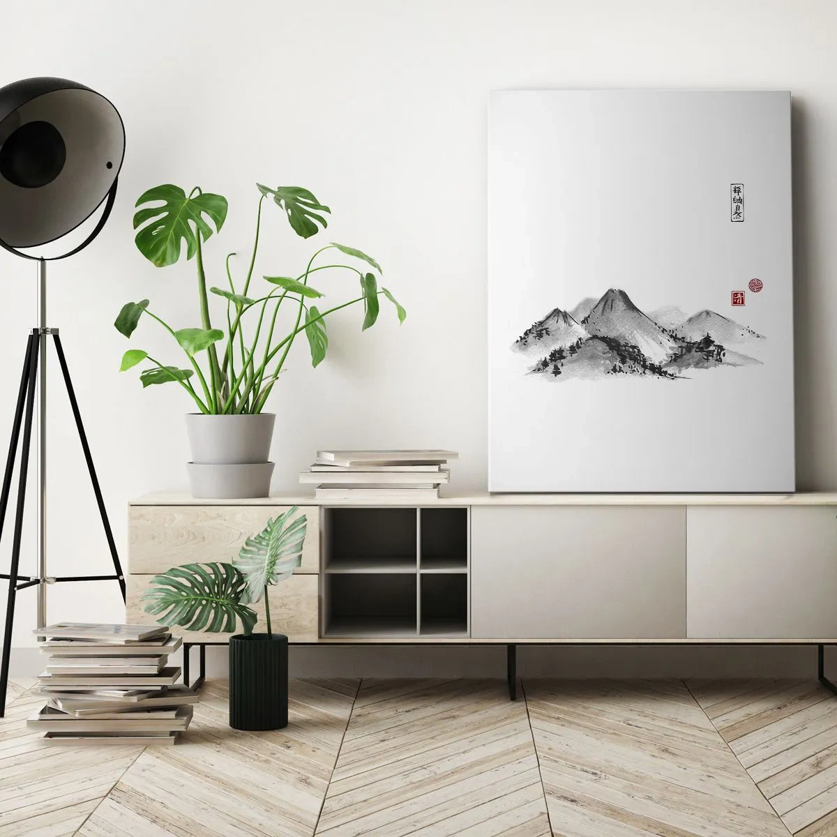 Canvas picture - Further and Further - 65x120 cm