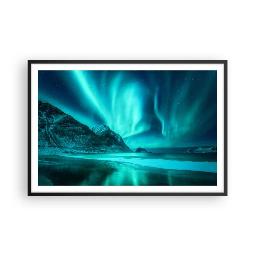 Poster in black frame - Miracles of the North - 91x61 cm