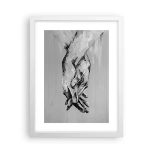 Poster in white frmae - The Beginning… - 30x40 cm