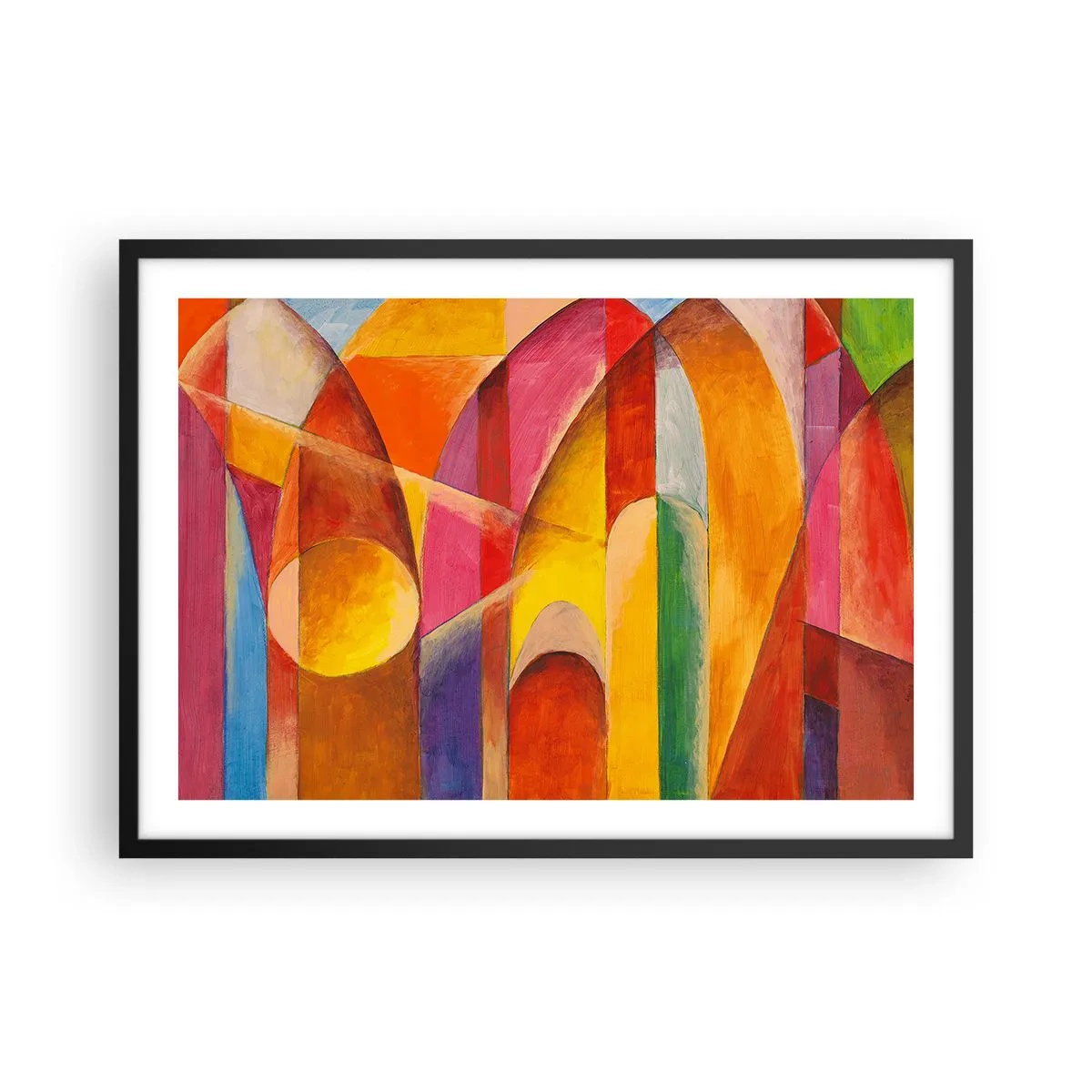 Poster in black frame - Cathedral of the Sun - 70x50 cm