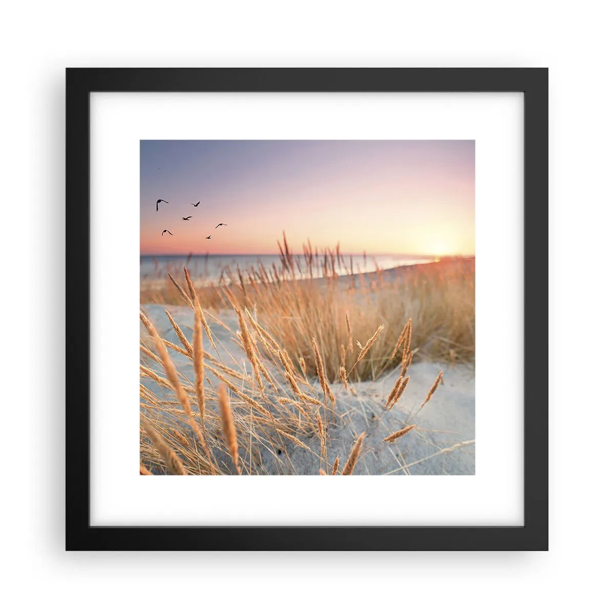 Poster in black frame - Baltic Lullaby - 30x30 cm